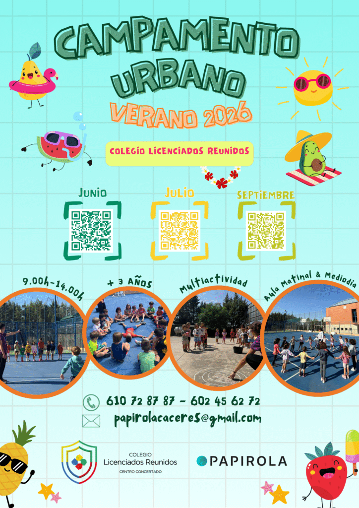 campamento urbano licenciados reunidos