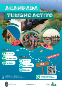 acampada de turismo activo