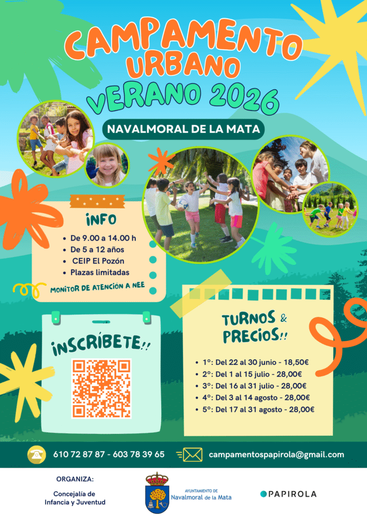 campamento urbano navalmoral de la amta